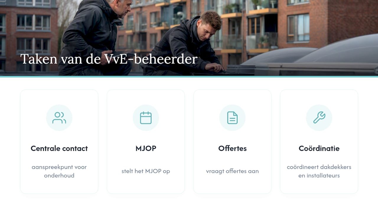 Wat zijn de taken van een VvE-beheerder? — overview diagram